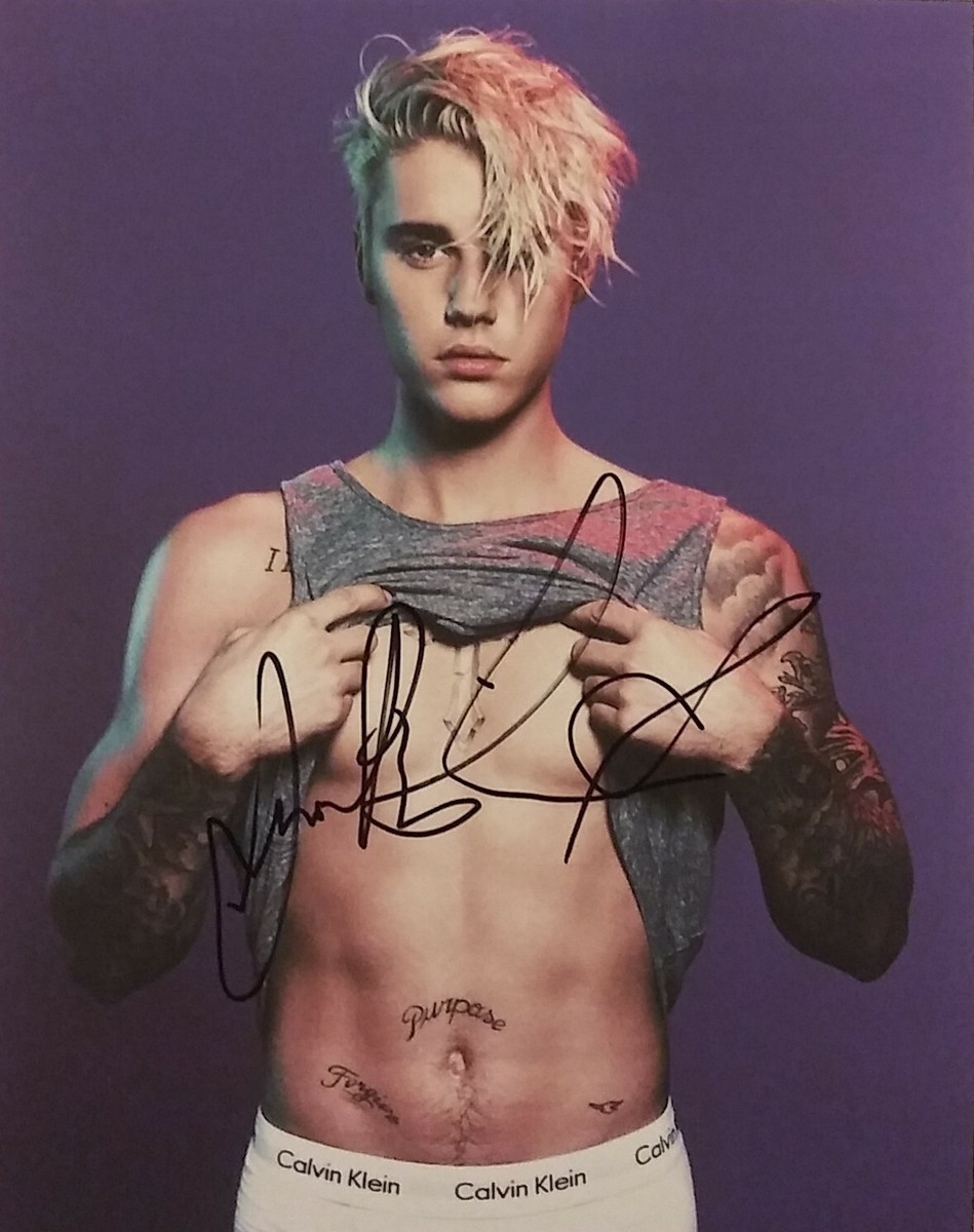 Justin Bieber signed 8x10 COA JSA | eBay