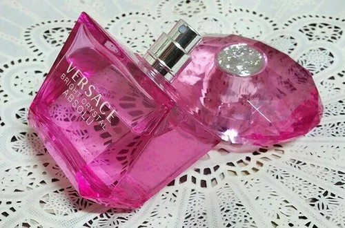 2 x Versace Bright Crystal Absolu Eau de Parfum 5 ml 0.17 fl oz - Picture 3 of 5