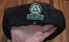 Vintage Cities Service Patch Gas Service Station Attendants Slip Over Hat Cover