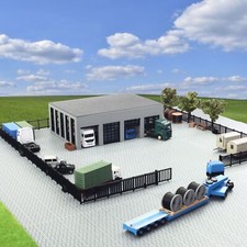 Redcat Racing Lagerhalle Mit Büro – Spur N Bausatz, Ca. 11,8 X 8 Cm, Für Modelleisenbahnen
