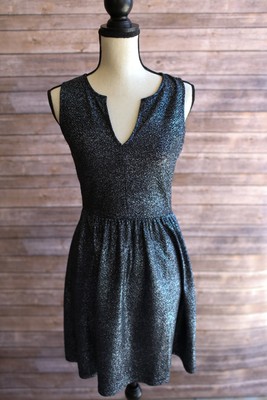 black sparkly dress short