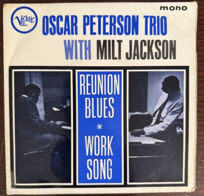 Oscar Peterson Trio With Milt Jackson EP VG + Vinyl UK Original Pressing