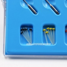 Dental Straight Pile 4 Drills Fiber 20 Pcs Pile High-intensity Quartz Fiber Post