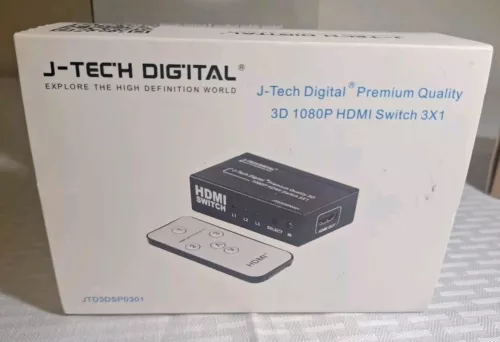 J-TECH DIGITAL 3D 1080P HDMI Switch  3 x 1