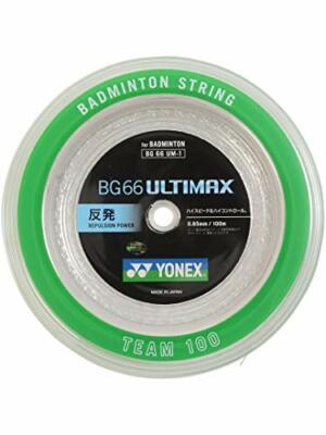 YONEX Badminton String 100m BG66 ULTIMAX 0.65mm White Japan | eBay