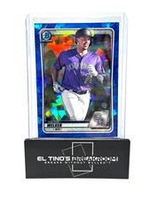 COLTON WELKER 2020 Bowman Chrome Sapphire Edition BCP-87 COLORADO ROCKIES