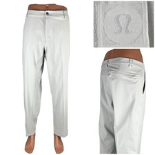 Lululemon Mens 38 x 30 ABC Commission Pants Performance Gray Classic Fit lm5711s