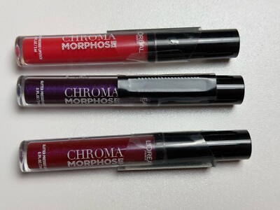 L oréal, Chroma Morphose, Lippenstift, Vamp Queen/Night Viper/Deep Venom, 3-Pack
