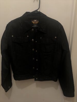 Harley-Davidson Leather Jacket Size M Womens Black RN 103819 / CA