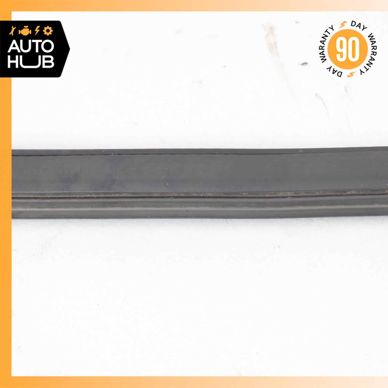 19-23 Aston Martin DB11 Convertible Exterior Door Upper Rubber Front Left OEM