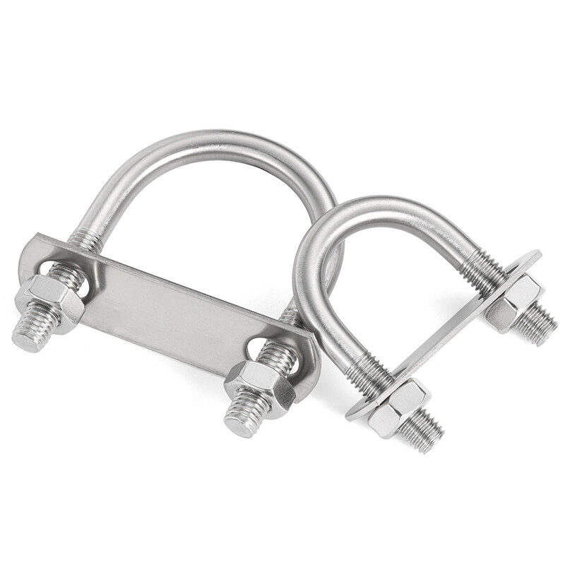 Moicstiy 4 Sets M6 Square U Bolts 1 Inch Wide, 304 Stainless Steel U-Bolts with Frame Plates, Nuts, and U Clamp for Trailers, Boats (25 mm x 50 mm Moicstiy 4 Sets M6 Square U Bolts 1 Inch Wide, 304 Stainless Steel U-Bolts with Frame Plates, Nuts, and U Clamp for Trailers, Boats (25 mm x 50 mm