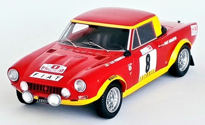 Trofeu DSN94 Fiat 124 Abarth au 1/43 pour les passionnés de rallye historique