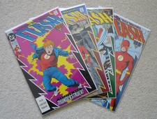 Flash #62, #63, #64 & #65 Born To Run! Year One Complete Story Arc FN (1992) DC