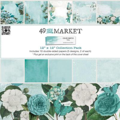 49 & Market 12x12 Collection Pack- Color Swatch: Teal, TCS26214