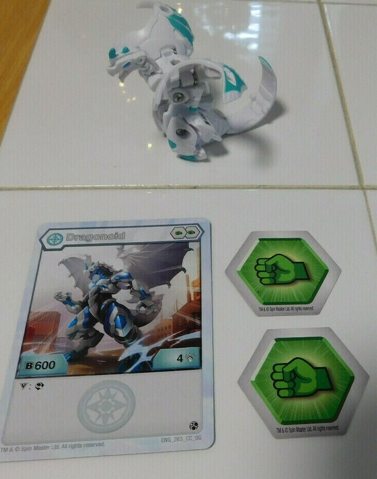 Card Haos Dragonoid B1 Pyrus Dragonoid 520G Bakugan W Random Cards