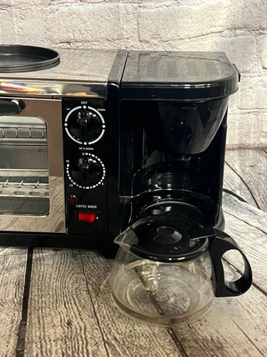 All In One Toaster The Breakfast Machine-All in One Toaster Oven,coffee maker and fry pan ...