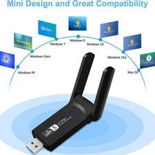RTL8812AU USB 3.0 Dual Band 1200Mbps 802.11ac Wireless USB Adapter With Antenna