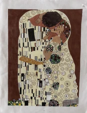 New Magic Needle Hand-Painted Needlepoint Canvas – Klimt The Kiss MN1029 13ct
