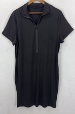 Shein Curve Women's Stretch Short Collared Sleeves Dress 4XL Bust 44" Waist 40"