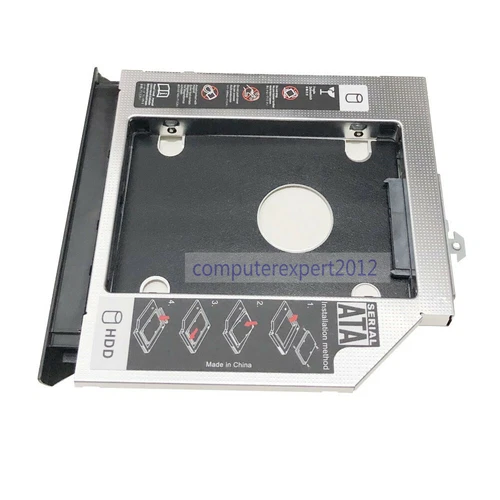 With Bezel 2nd HDD SSD hard drive Caddy for HP ProBook 6460b 6465b 6470b 6475b