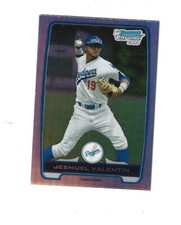 2012 Bowman Chrome Draft Draft Picks Refractors #BDPP11 Jesmuel Valentin