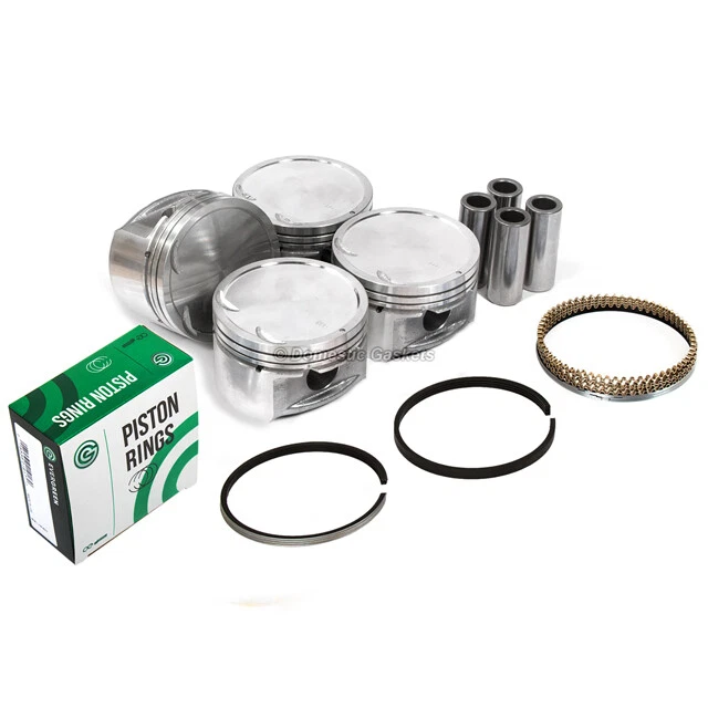 Pistons and Rings fit 03-05 Kia Rio 1.6L DOHC 16V A6D - Image 2 of 4