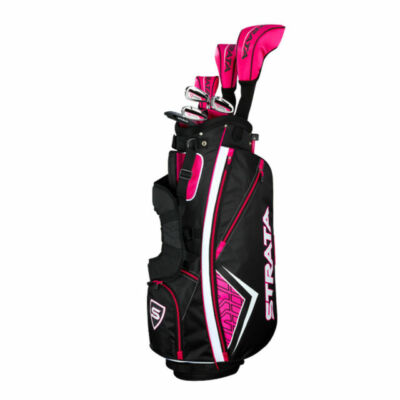 Callaway Strata Women's Complete Golf Club Set Bag, Right Handed, Pink - 11...