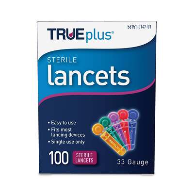 TRUEplus Sterile Lancets 33G