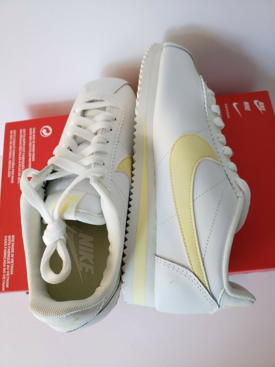 Size 5 - Nike Classic Cortez Leather Summit White W for sale