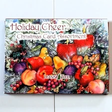 Leanin' Tree Holiday Cheer Christmas Card Assortment 20 Count Box Set