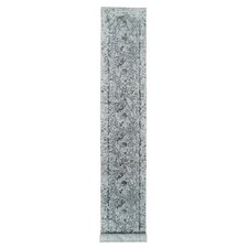 2'8" x 20' Gray Wool/Silk Hand Knotted Zoroastrian Design XL Runner Rug R65214