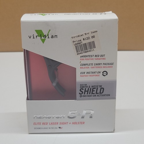 VIRIDIAN REACTOR R5 Gen 2 Red Laser Sight for Smith & Wesson Shield With Holster - Bild 2 von 7