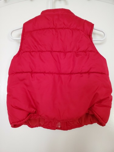 Crazy 8 Red Vest Sleeveless Jacket 12-24 Months EUC - Picture 2 of 4