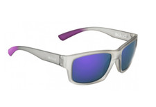 Bolle  Holman Casual Sunglasses  Matte Crystal Grey  Purple  12362