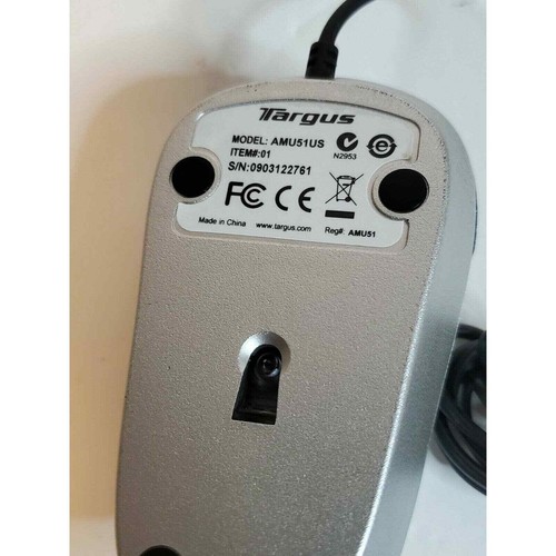Targus 3 Button Optical USB Laptop Mouse AMU51US - Picture 2 of 2