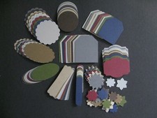 120pc NEUTRALS COLLECTION STAMPIN UP CARDSTOCK PUNCH TAGS UPDATED COLORS B