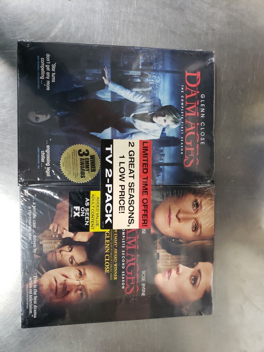 Damages: Season 1 and 2 DVD SET. GLENN CLOSE NEW & SEALED