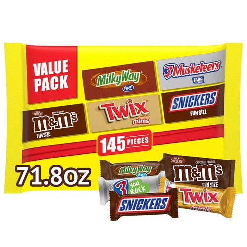 Mars Milk Chocolate Variety Pack Candy, 145 pcs. - 第 1/6 張圖片
