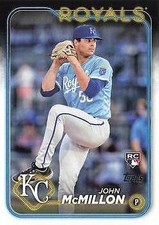 2024 Topps #571 John McMillon Kansas City Royals Rookie Card RC