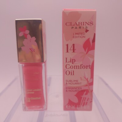 Clarins Lip Comfort Oil Cherry Blossom 14 SAKURA Limited Ed RARE