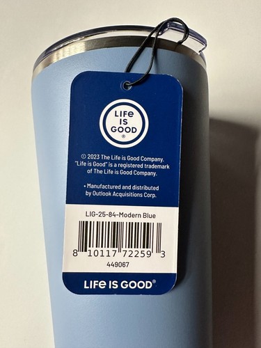 LIFE IS GOOD / VASO AISLADO 25 oz: 4 opciones [AZUL MARINO, ACERO, AZUL, BLANCO] ¡NUEVO! - Imagen 16 de 50