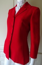 Moschino Cheap And Chic Red Bow Accent Blazer/jacket Label It 44 Uk 12