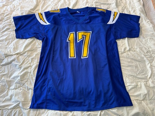 LOS ANGELES CHARGERS PHILIP RIVERS SIGNED XL JERSEY SAN DIEGO - Picture 3 of 5