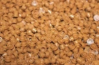 LEGO ® bundle 4073 medium nougat round plate 1 x 1 plate 50 pieces plate