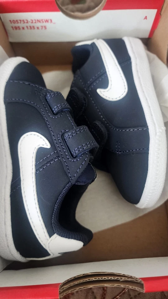 NIKE COURT ROYALE TDV SIZE 6C  833537 400 - Изображение 3 из 4