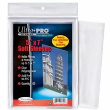 Ultra Pro 5" x 7" Card Sleeve - 100 per pack