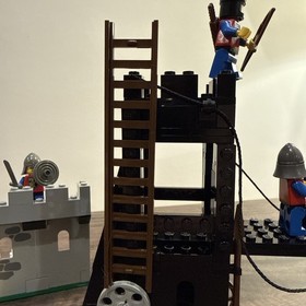 LEGO 6061 Siege Tower Castle 100% Complete W Manual