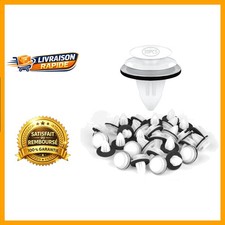 Clips de Voiture URAQT - Fixations en Plastique pour Panneaux de Portes (30PCS)