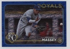 2024 Topps Series 1 Blue Holofoil 299/999 Michael Massey #14 13lo