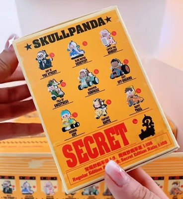 POP MART x SKULLPANDA Laid Back Tomorrow Coffee Express Secret